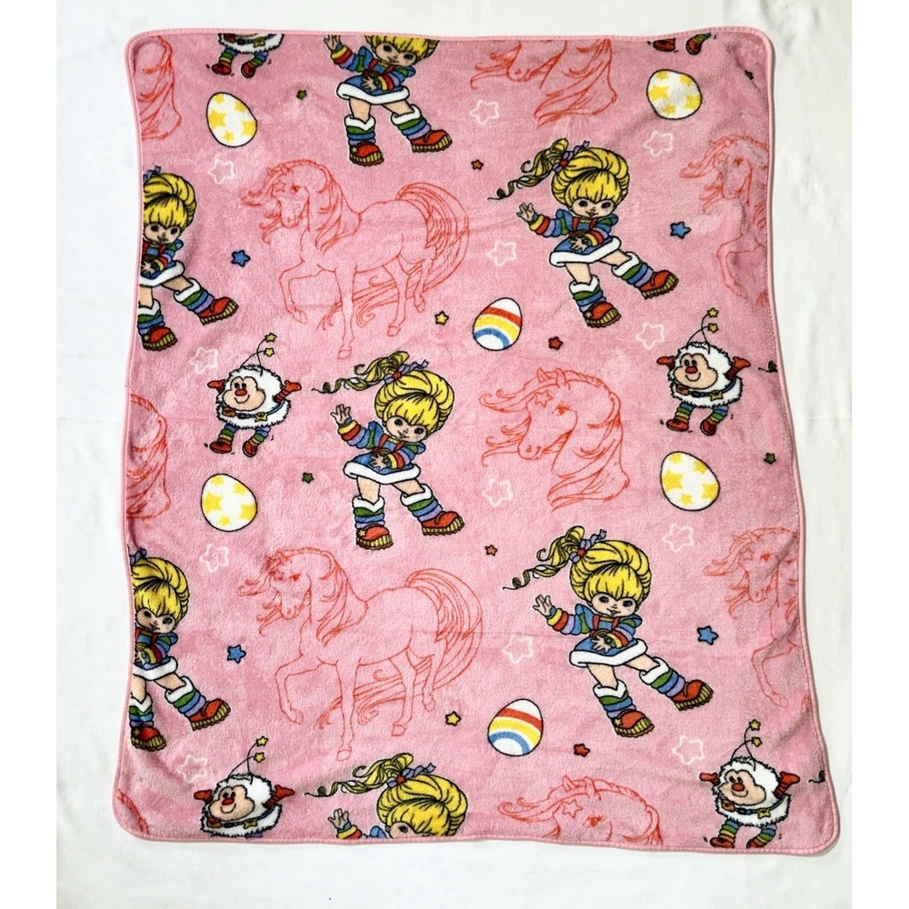 Rainbow Brite Throw Blanket Starlite 80s Kidcore Kawaii Pastelcore Nostalgiacore